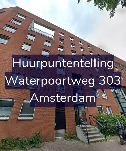 Foto gevel Huurpuntentelling voor Waterpoortweg 303, Amsterdam