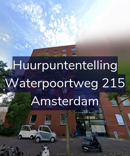 Foto gevel Huurpuntentelling voor Waterpoortweg 215, Amsterdam