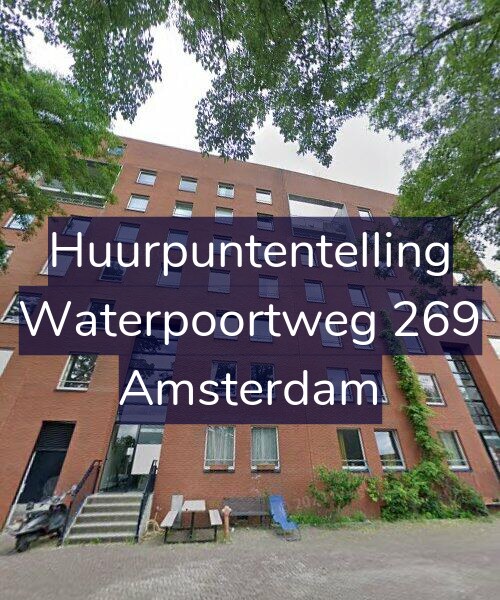 Foto gevel Huurpuntentelling voor Waterpoortweg 269, Amsterdam