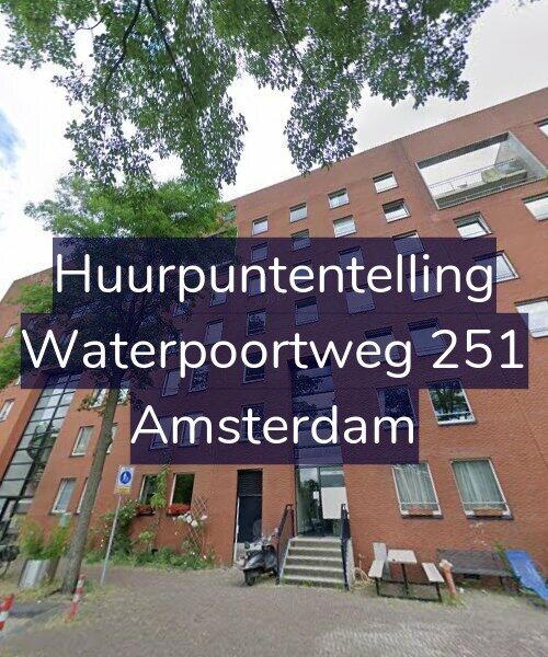 Foto gevel Huurpuntentelling voor Waterpoortweg 251, Amsterdam