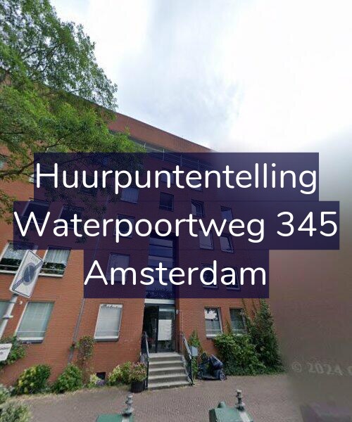 Foto gevel Huurpuntentelling voor Waterpoortweg 345, Amsterdam