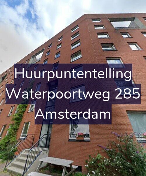 Foto gevel Huurpuntentelling voor Waterpoortweg 285, Amsterdam
