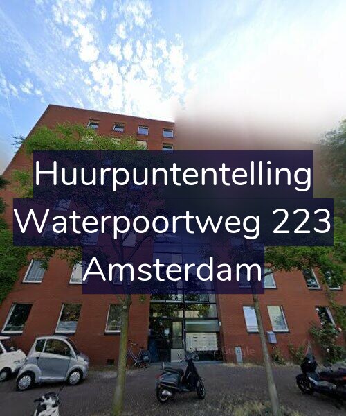 Foto gevel Huurpuntentelling voor Waterpoortweg 223, Amsterdam