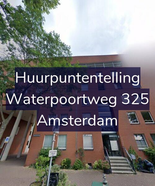 Foto gevel Huurpuntentelling voor Waterpoortweg 325, Amsterdam
