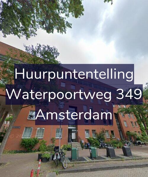 Foto gevel Huurpuntentelling voor Waterpoortweg 349, Amsterdam