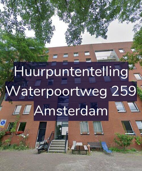 Foto gevel Huurpuntentelling voor Waterpoortweg 259, Amsterdam