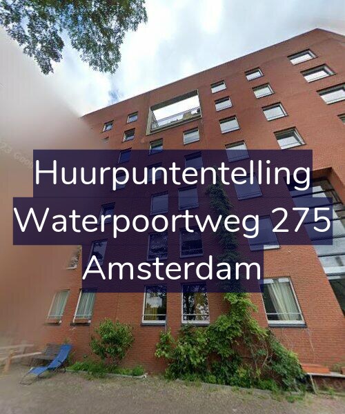 Foto gevel Huurpuntentelling voor Waterpoortweg 275, Amsterdam