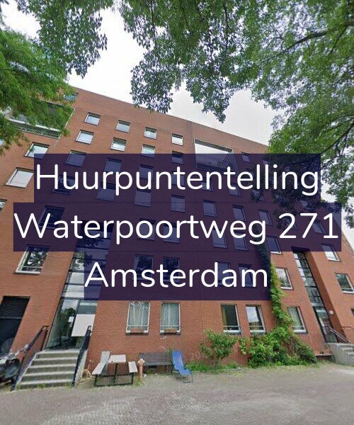 Foto gevel Huurpuntentelling voor Waterpoortweg 271, Amsterdam