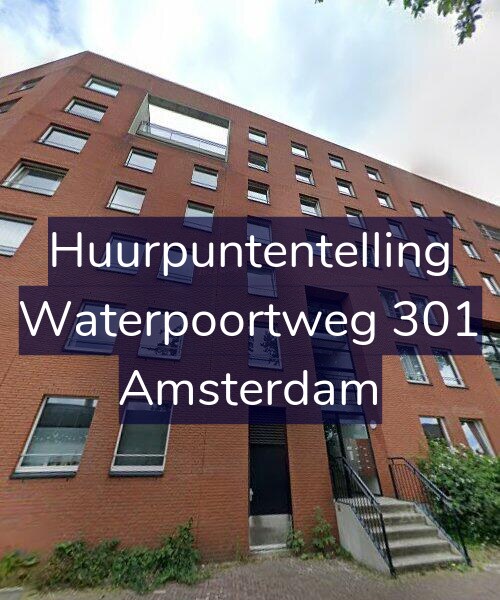 Foto gevel Huurpuntentelling voor Waterpoortweg 301, Amsterdam