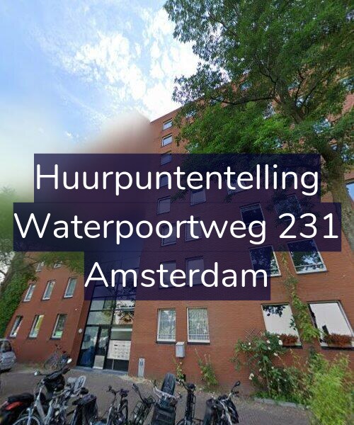 Foto gevel Huurpuntentelling voor Waterpoortweg 231, Amsterdam