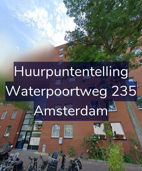Foto gevel Huurpuntentelling voor Waterpoortweg 235, Amsterdam