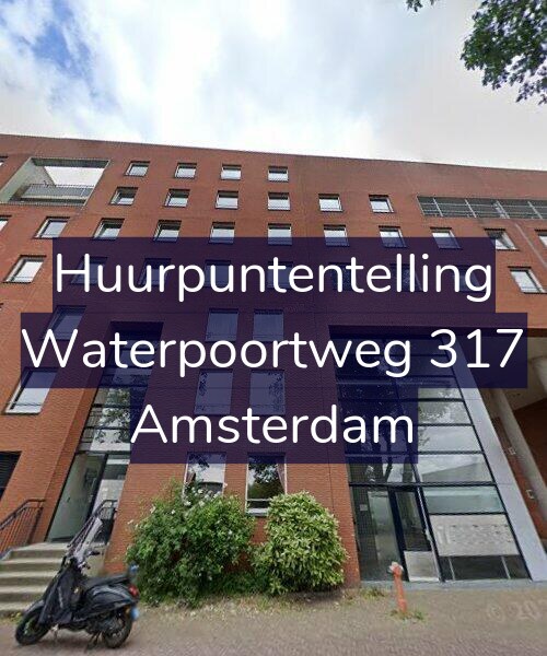 Foto gevel Huurpuntentelling voor Waterpoortweg 317, Amsterdam
