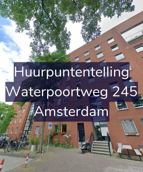Foto gevel Huurpuntentelling voor Waterpoortweg 245, Amsterdam