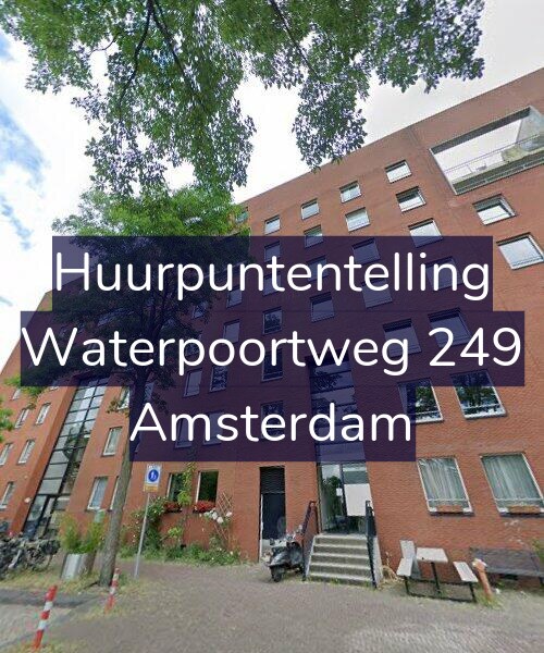 Foto gevel Huurpuntentelling voor Waterpoortweg 249, Amsterdam