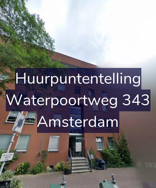Foto gevel Huurpuntentelling voor Waterpoortweg 343, Amsterdam