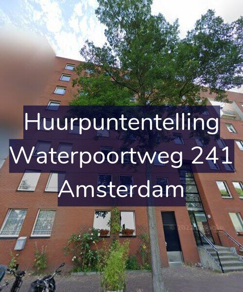 Foto gevel Huurpuntentelling voor Waterpoortweg 241, Amsterdam