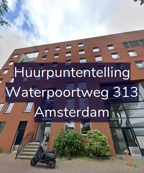Foto gevel Huurpuntentelling voor Waterpoortweg 313, Amsterdam