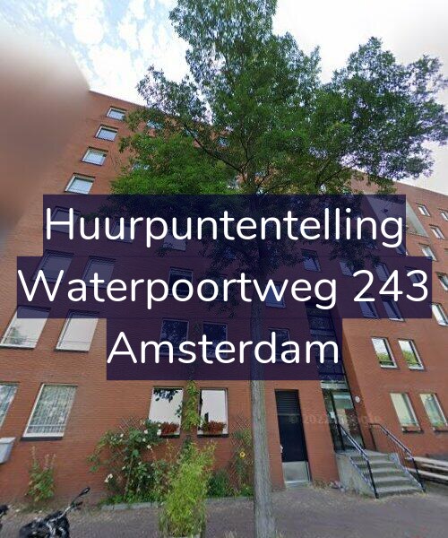 Foto gevel Huurpuntentelling voor Waterpoortweg 243, Amsterdam