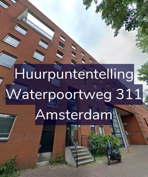 Foto gevel Huurpuntentelling voor Waterpoortweg 311, Amsterdam