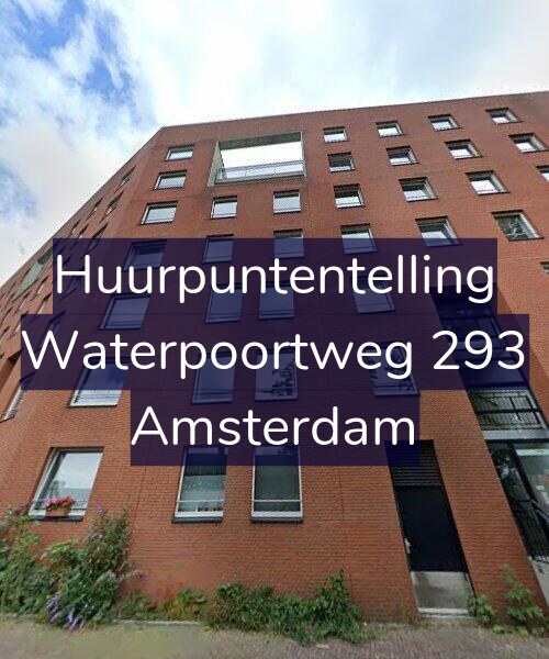 Foto gevel Huurpuntentelling voor Waterpoortweg 293, Amsterdam