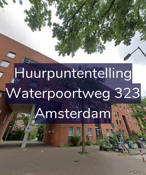 Foto gevel Huurpuntentelling voor Waterpoortweg 323, Amsterdam