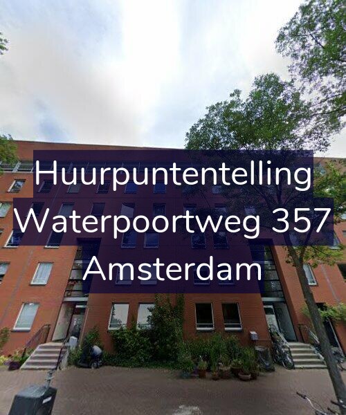Foto gevel Huurpuntentelling voor Waterpoortweg 357, Amsterdam