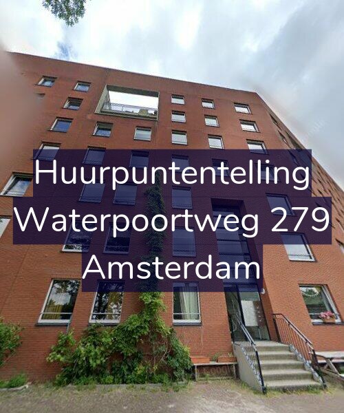 Foto gevel Huurpuntentelling voor Waterpoortweg 279, Amsterdam
