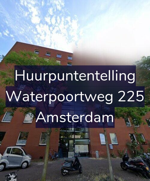 Foto gevel Huurpuntentelling voor Waterpoortweg 225, Amsterdam