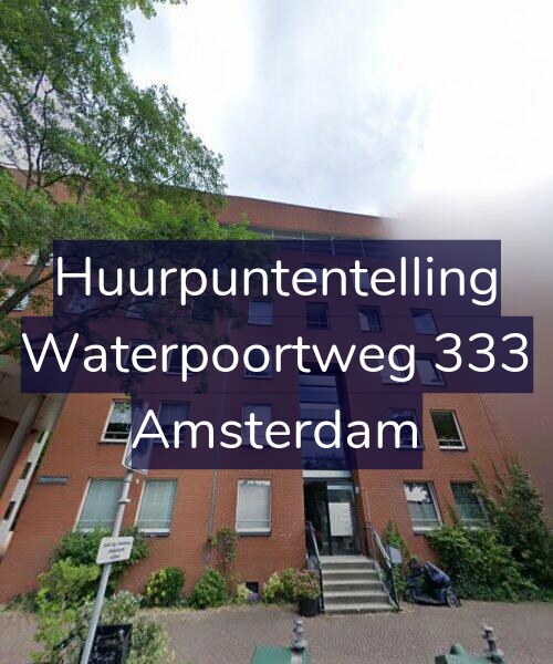Foto gevel Huurpuntentelling voor Waterpoortweg 333, Amsterdam