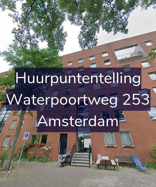 Foto gevel Huurpuntentelling voor Waterpoortweg 253, Amsterdam