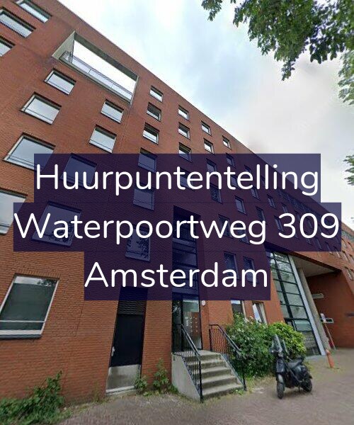 Foto gevel Huurpuntentelling voor Waterpoortweg 309, Amsterdam