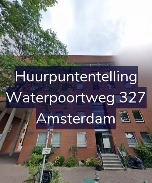 Foto gevel Huurpuntentelling voor Waterpoortweg 327, Amsterdam