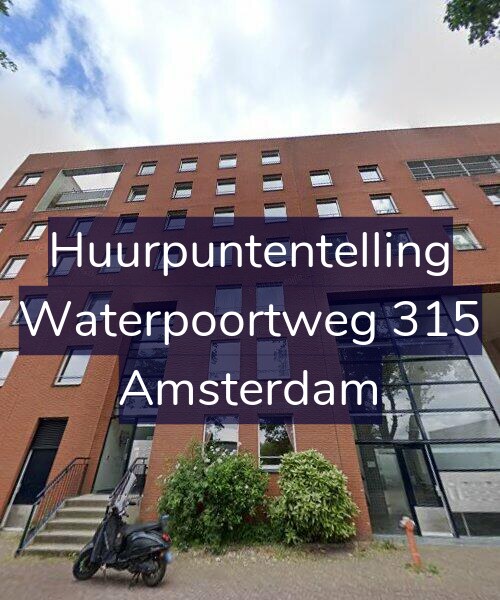Foto gevel Huurpuntentelling voor Waterpoortweg 315, Amsterdam