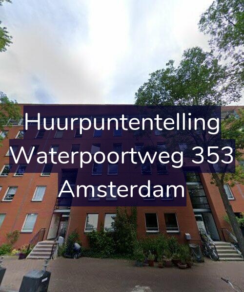 Foto gevel Huurpuntentelling voor Waterpoortweg 353, Amsterdam