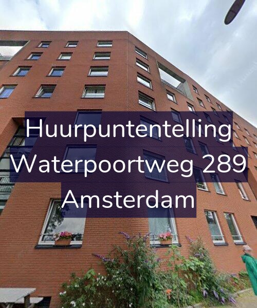 Foto gevel Huurpuntentelling voor Waterpoortweg 289, Amsterdam