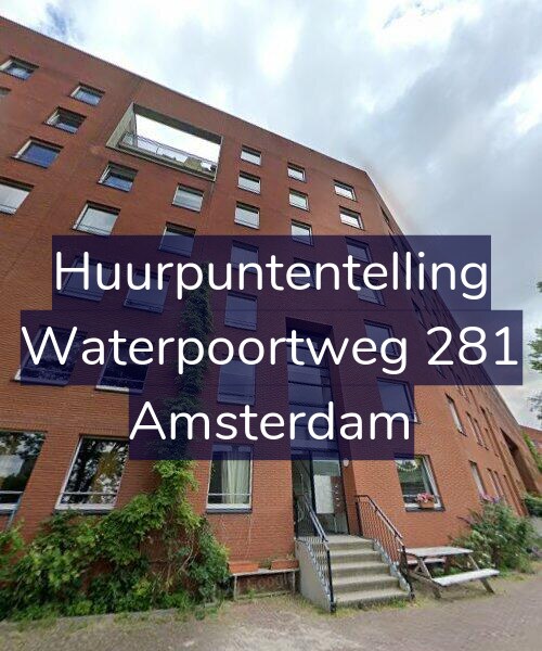 Foto gevel Huurpuntentelling voor Waterpoortweg 281, Amsterdam