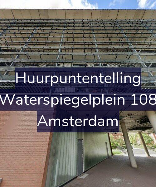 Foto gevel Huurpuntentelling voor Waterspiegelplein 108, Amsterdam