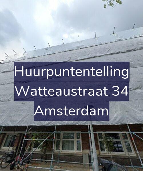 Foto gevel Huurpuntentelling voor Watteaustraat 34, Amsterdam