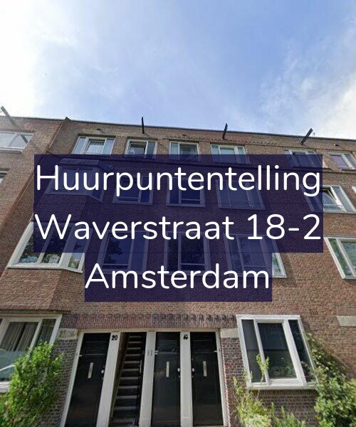 Foto gevel Huurpuntentelling voor Waverstraat 18-2, Amsterdam