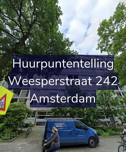 Foto gevel Huurpuntentelling voor Weesperstraat 242, Amsterdam