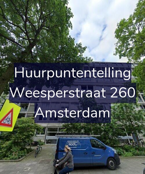 Foto gevel Huurpuntentelling voor Weesperstraat 260, Amsterdam