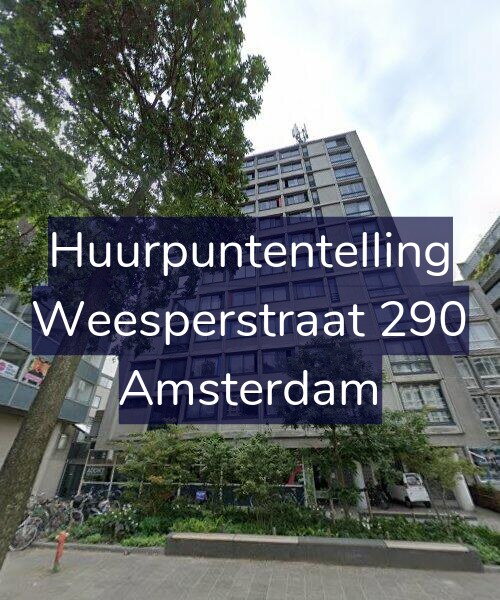 Foto gevel Huurpuntentelling voor Weesperstraat 290, Amsterdam