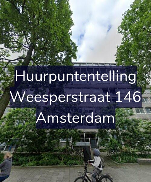 Foto gevel Huurpuntentelling voor Weesperstraat 146, Amsterdam