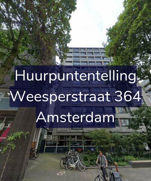 Foto gevel Huurpuntentelling voor Weesperstraat 364, Amsterdam
