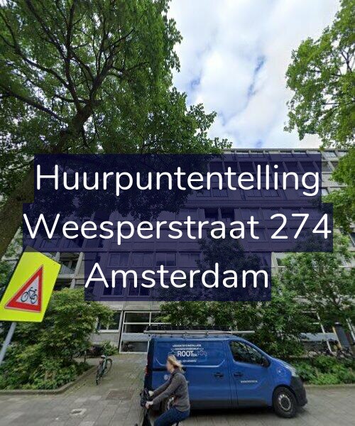 Foto gevel Huurpuntentelling voor Weesperstraat 274, Amsterdam
