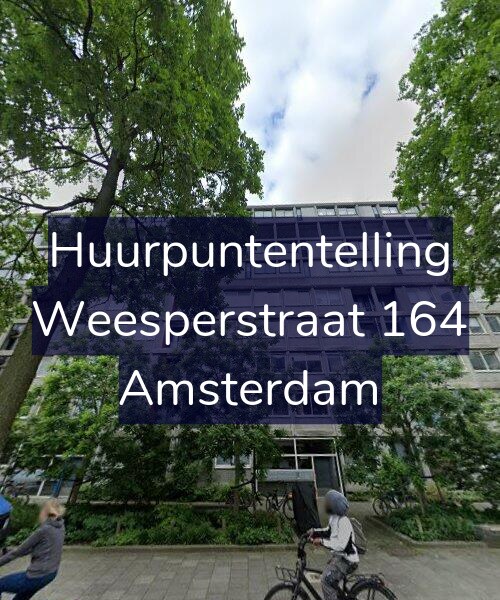 Foto gevel Huurpuntentelling voor Weesperstraat 164, Amsterdam