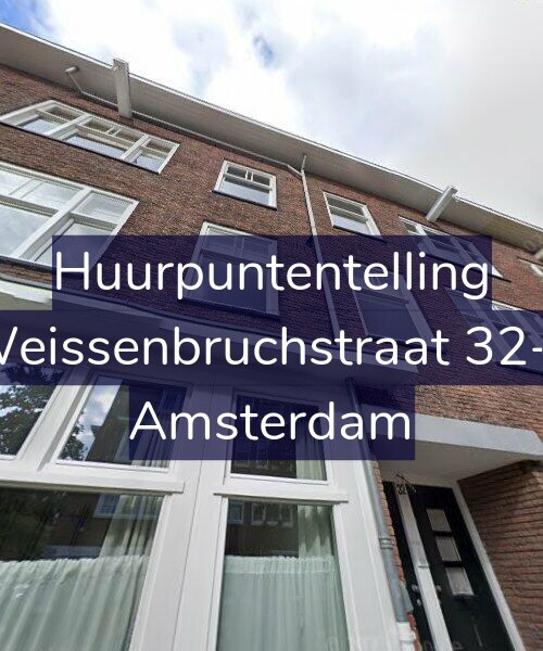Foto gevel Huurpuntentelling voor Weissenbruchstraat 32-2, Amsterdam