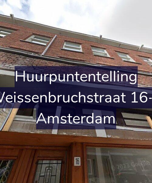 Foto gevel Huurpuntentelling voor Weissenbruchstraat 16-2, Amsterdam