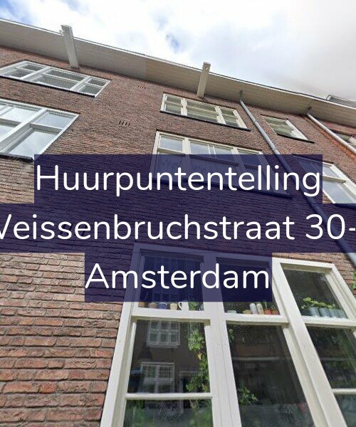 Foto gevel Huurpuntentelling voor Weissenbruchstraat 30-2, Amsterdam