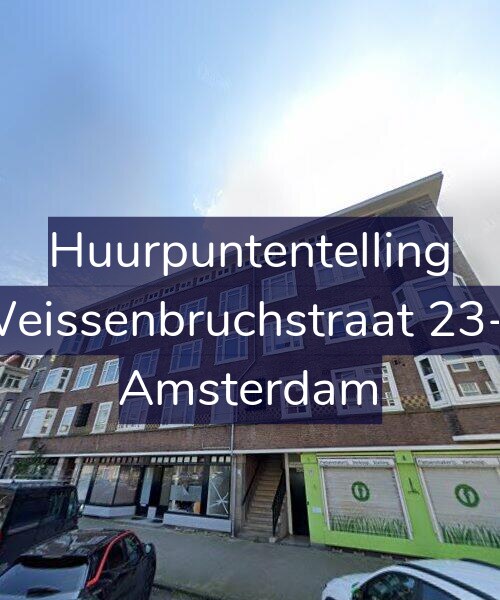 Foto gevel Huurpuntentelling voor Weissenbruchstraat 23-1, Amsterdam